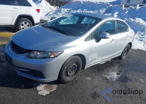 2013 Honda Civic Lx из США, поврежденный, VIN 2HGFB2F50DH581053